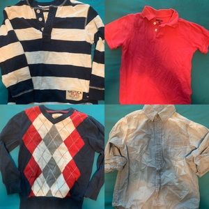 Boys size 5 tops